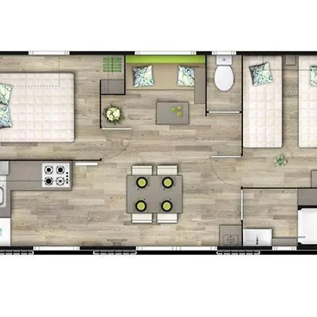 Mobil Avec Terrasse A - Api-1-52-407 * Brétignolles-sur-Mer