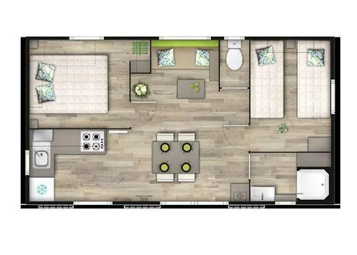 Mobil Avec Terrasse A - Api-1-52-407 * Bretignolles-sur-Mer